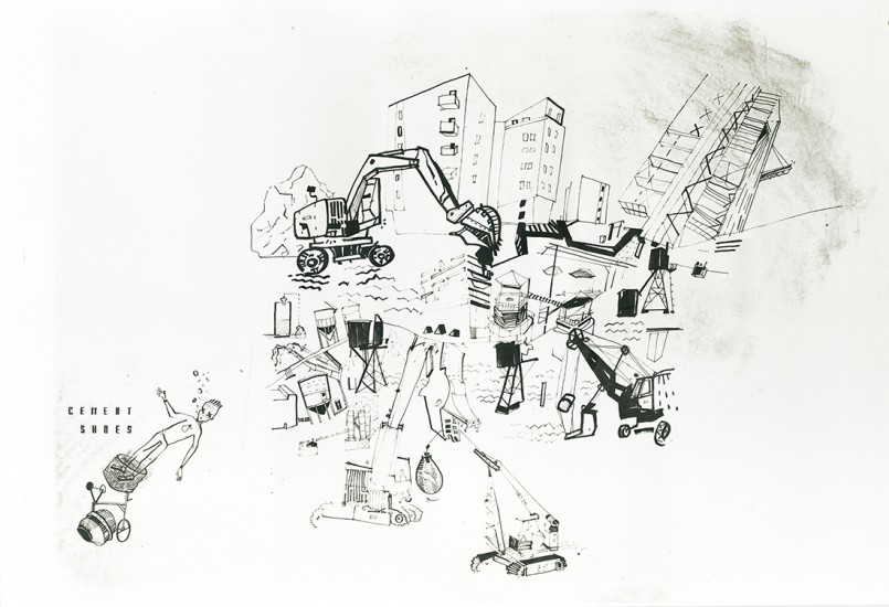 Beton 5 | lithography | 100x70 cm